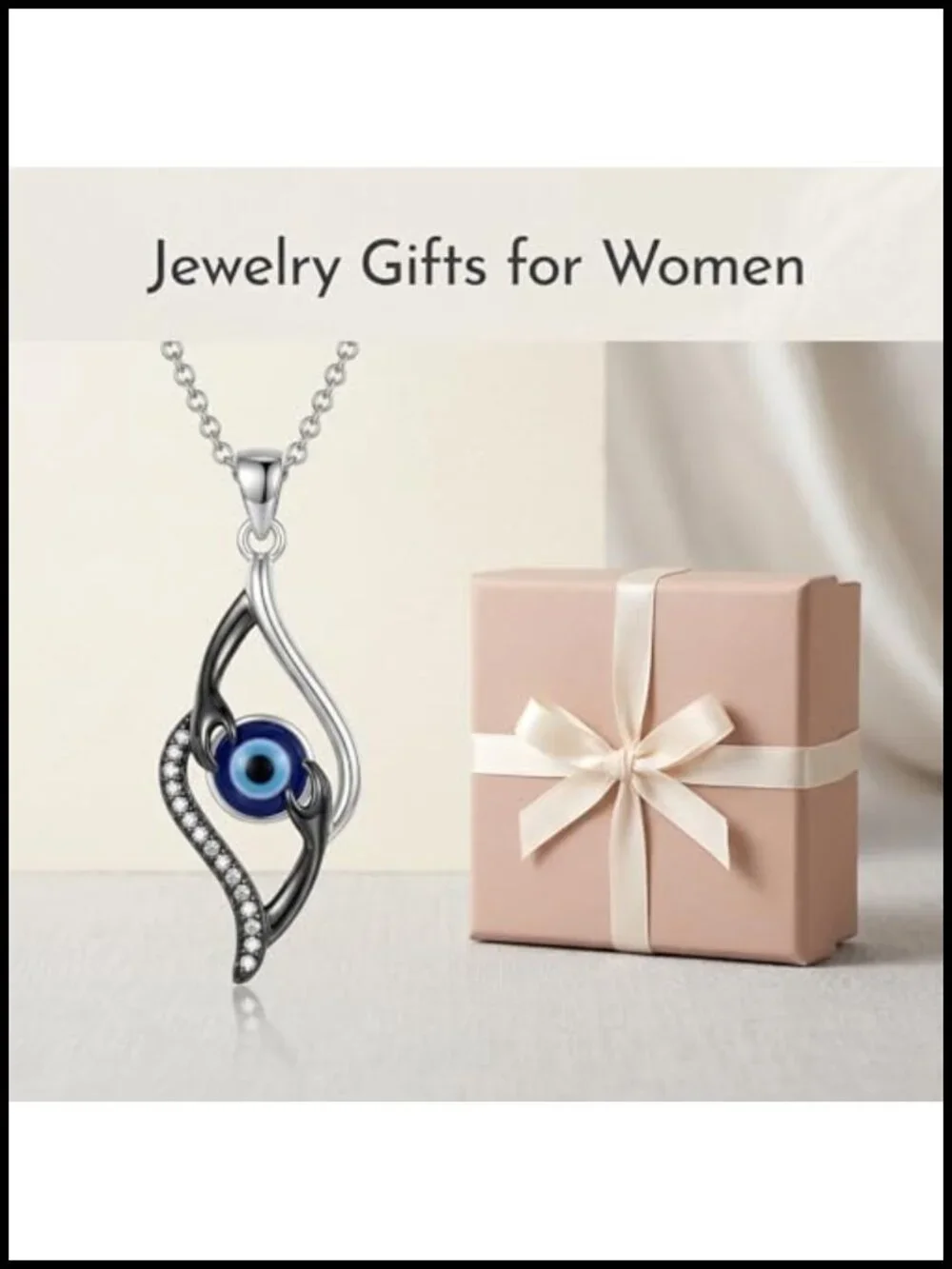 Evil Eye Protection Pendant Necklace for Women - Meaningful Gift